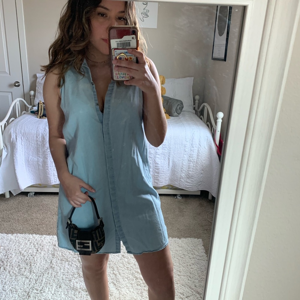 Faux Denim dress